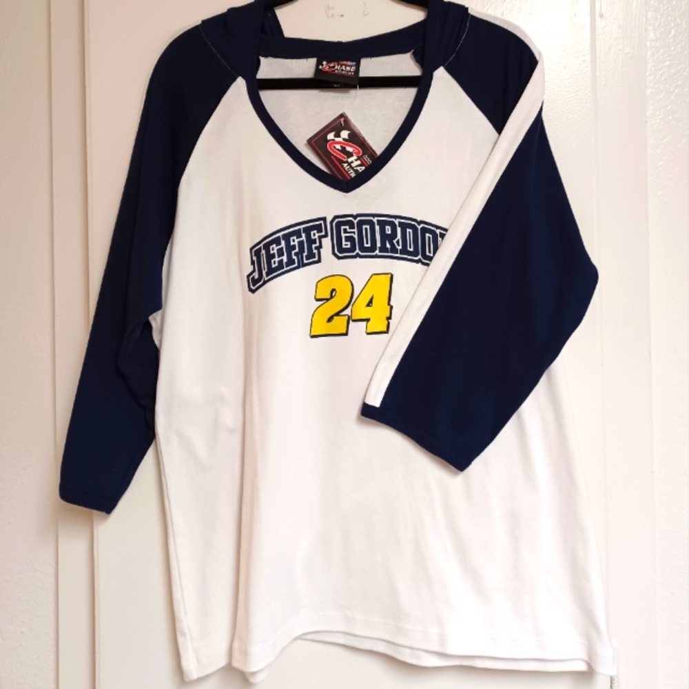 NWT NASCAR Jeff Gordon - Chase Authentics mid-sleeve Sz: XL w/ hood
